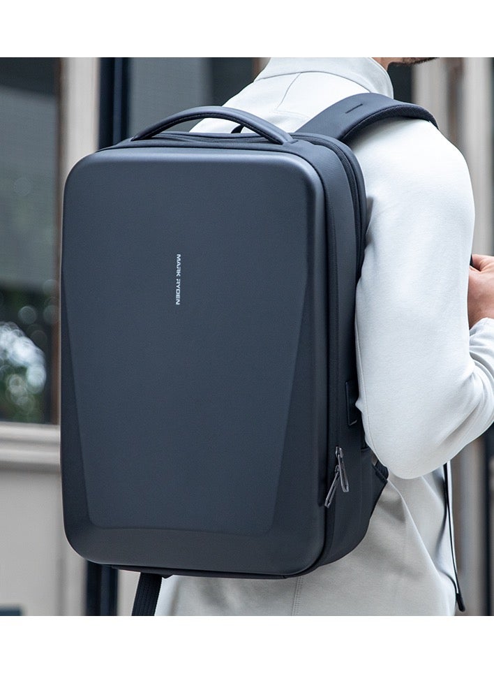 Mark Ryden MR-7778 Laptop Backpack for Men Fits 17.3 Inch with USB Charging Port, Water-Resistant EVA Oxford Travel Bag, Anti-Theft Pocket – Future Series - Image 2