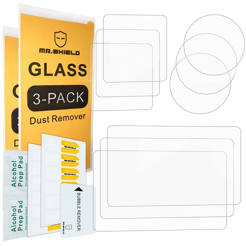Mr Shield Mr.Shield [3-PACK] Screen Protector For DJI OSMO Action 3 Camera [Tempered Glass] Screen Protector [0.3mm Ultra Thin 9H Hardness 2.5D Round Edge] - Image 2