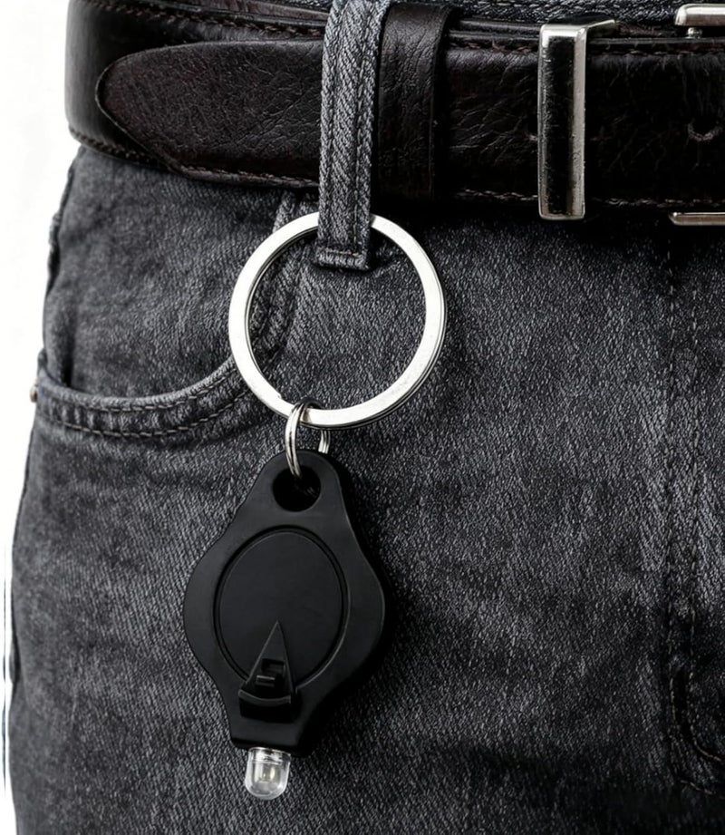 WSHuayee 5 PCS Mini Keyring Torches - Portable LED Flashlight Keychain for Outdoor Use - Image 5