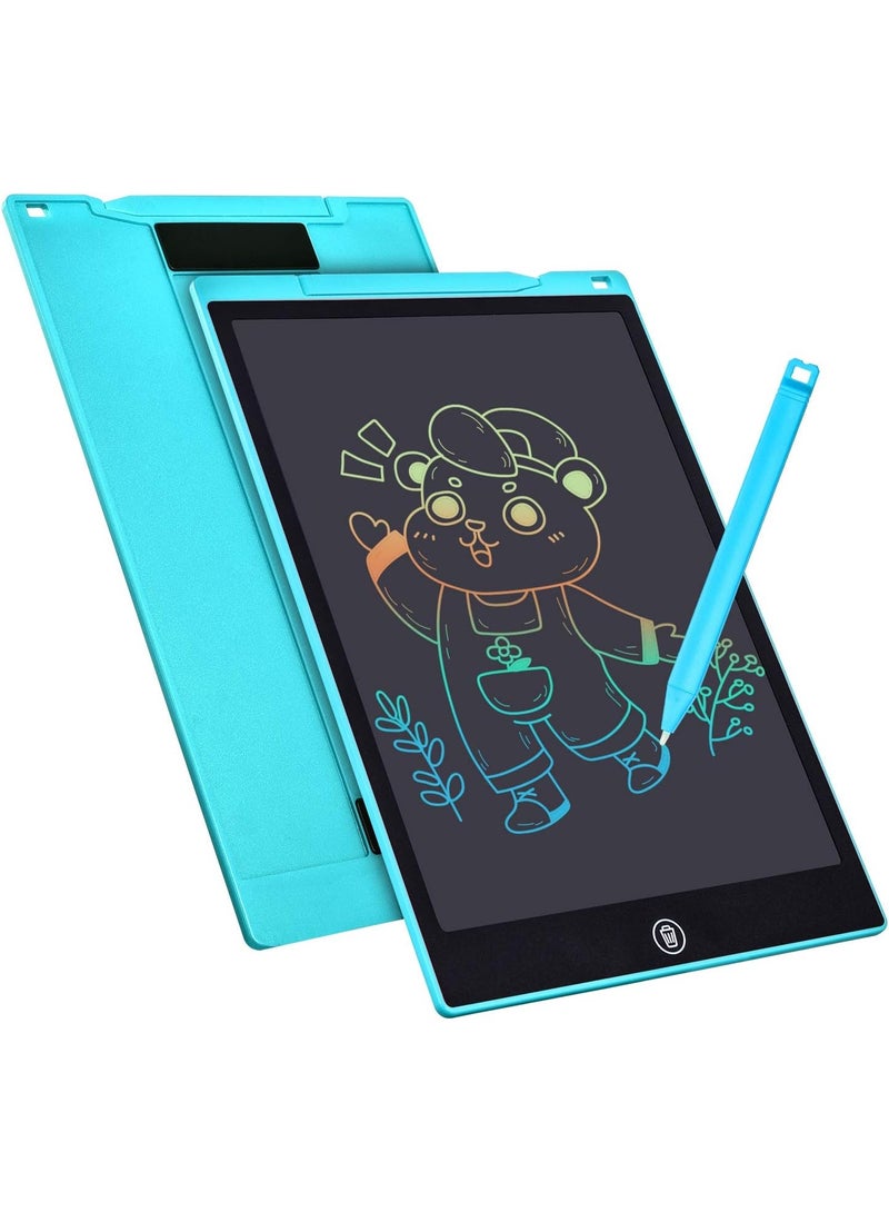 لوح كتابة LCD مقاس 12 بوصة تابلت رسم إلكتروني ملون للأطفال