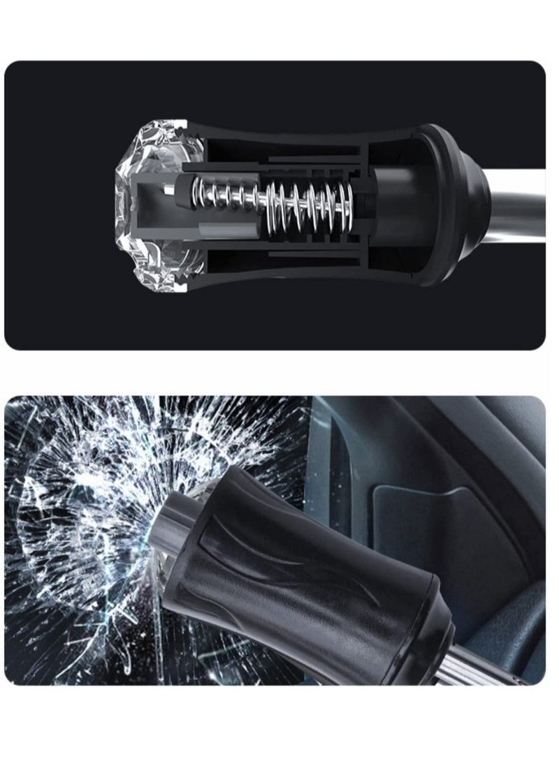 Car Windshield Sun Shade Umbrella with Car Safety Hammer,Bendable Shaft,UV Rays and Heat Sun Visor Protector, Foldable Front Window Sunshade (Extra large (150cm x 85cm)) - Image 4