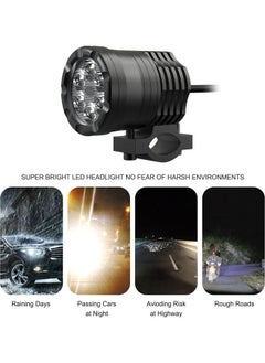 NIBEMINENT Spotlight LED Waterproof 30W Driving Lamp Super Bright Aluminum Alloy For Scooter Motorcycle Car Universal  - Image 4
