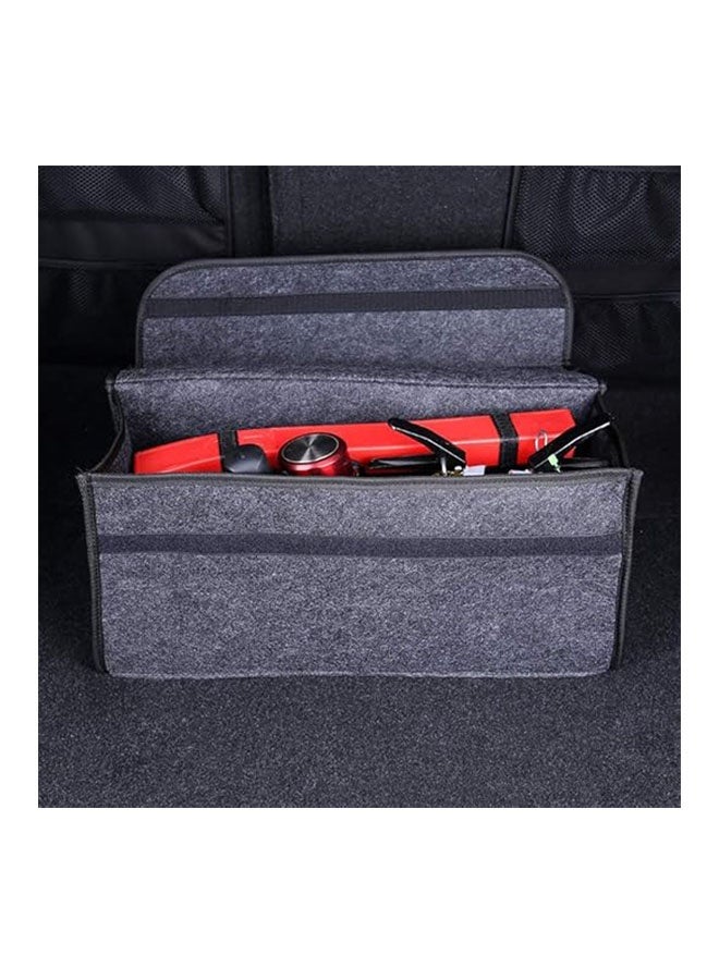 AGREON Car Soft Storage Box Trunk Bag Travel Storage Organizer Holder Car Accessories Deep Grey - Image 2