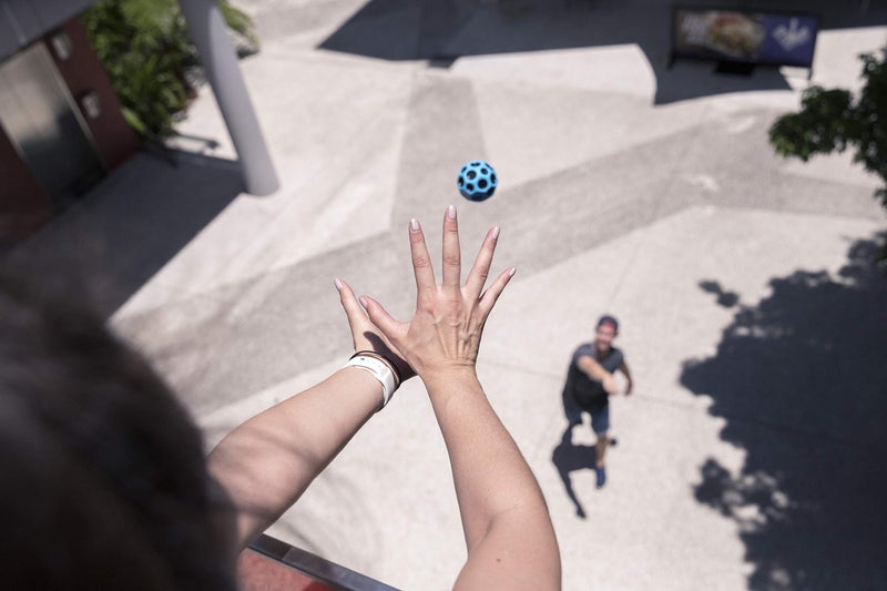 Waboba The Original Moon Ball - Hyper Bouncy Ball â€“ Makes Pop Sound When Bounced - All Ages Extreme Bounce & Fun - Perfect for Active Play & Indoor or Outdoor Games - Green - Image 2