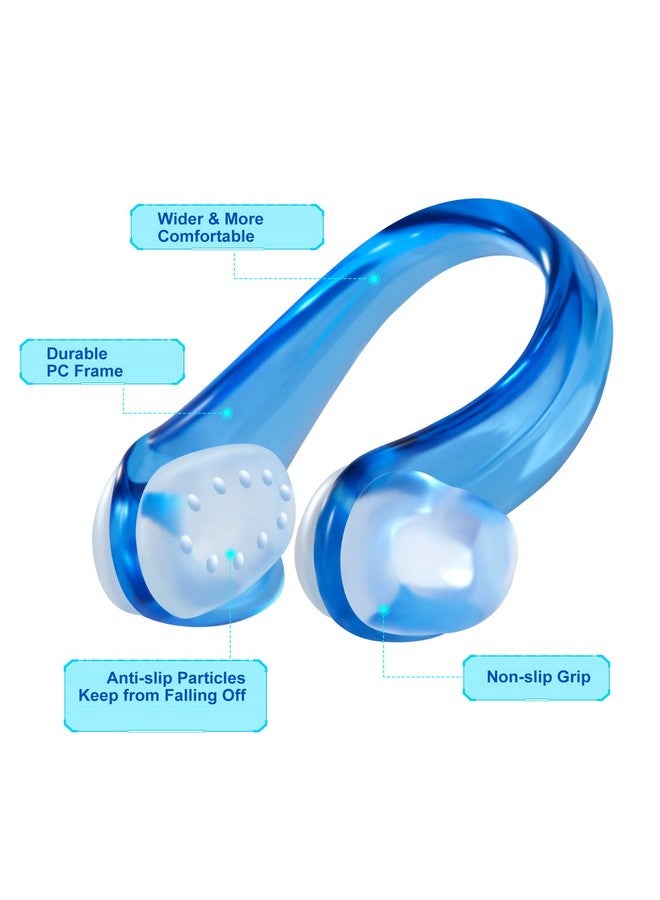Hurdilen Swimming Nose Clip, Swim Nose Clip With Waterproof Silica Gel For Kids (Age 7+) And Adults,14 Packs,Multicolor (Transparent Type) - Image 4