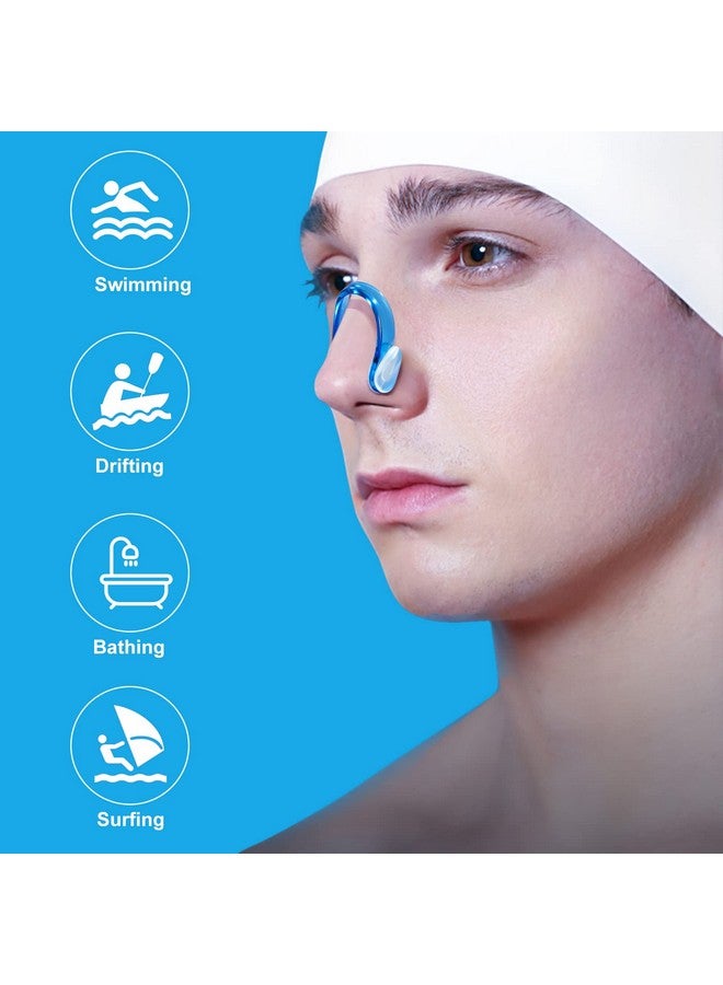Hurdilen Swimming Nose Clip, Swim Nose Clip With Waterproof Silica Gel For Kids (Age 7+) And Adults,14 Packs,Multicolor (Transparent Type) - Image 5