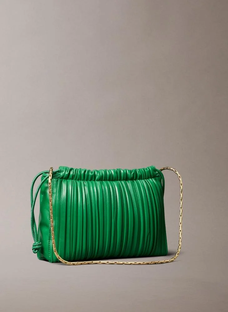 Calvin Klein Jeans Causal Drawstring Plisse Crossbody