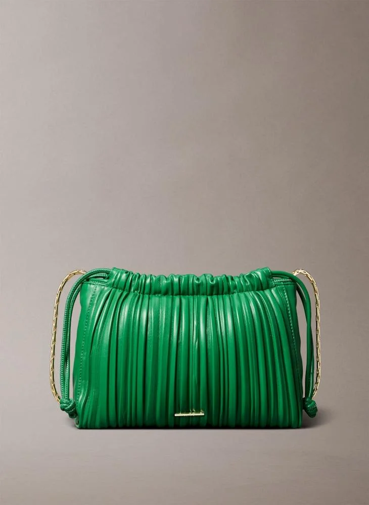 كالفن كلاين جينز Causal Drawstring Plisse Crossbody