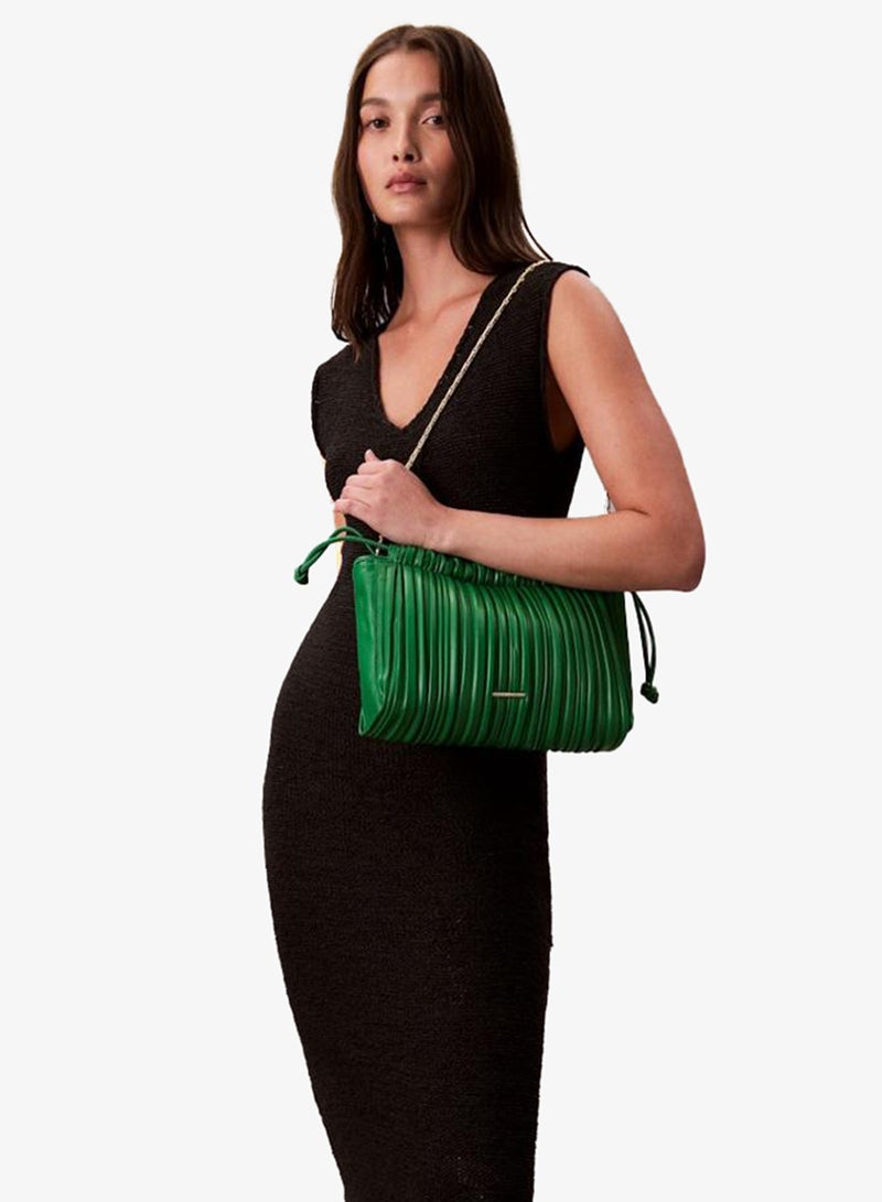 Calvin Klein Jeans Causal Drawstring Plisse Crossbody - Image 2