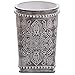 BINO Kitchen Utensil Holder for Countertop, Grey Wildflower - Utensil Caddy countertop utensil holder Utensil Crocks - Image 2