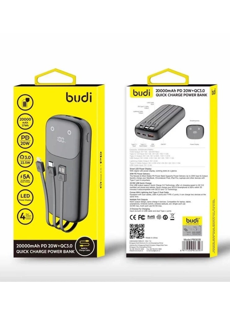 BUDI Power Bank 20000 mAh - Image 1