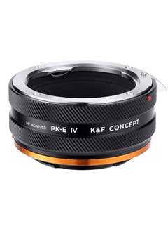 K&F Concept IV PRO Pentax K-NEX Lens Mount Adapter Manual Focus Compatible with Pentax K Series and AF Series Lens to Sony-E NEX Mount Camera Body with Matting Varnish Design  - Image 2