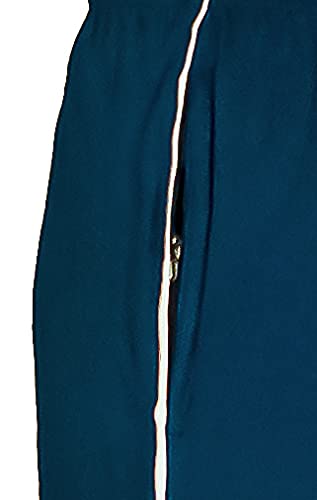 0-DEGREE Men's Regular Fit Shorts with Zip Pocket Blue Melange - Image 5