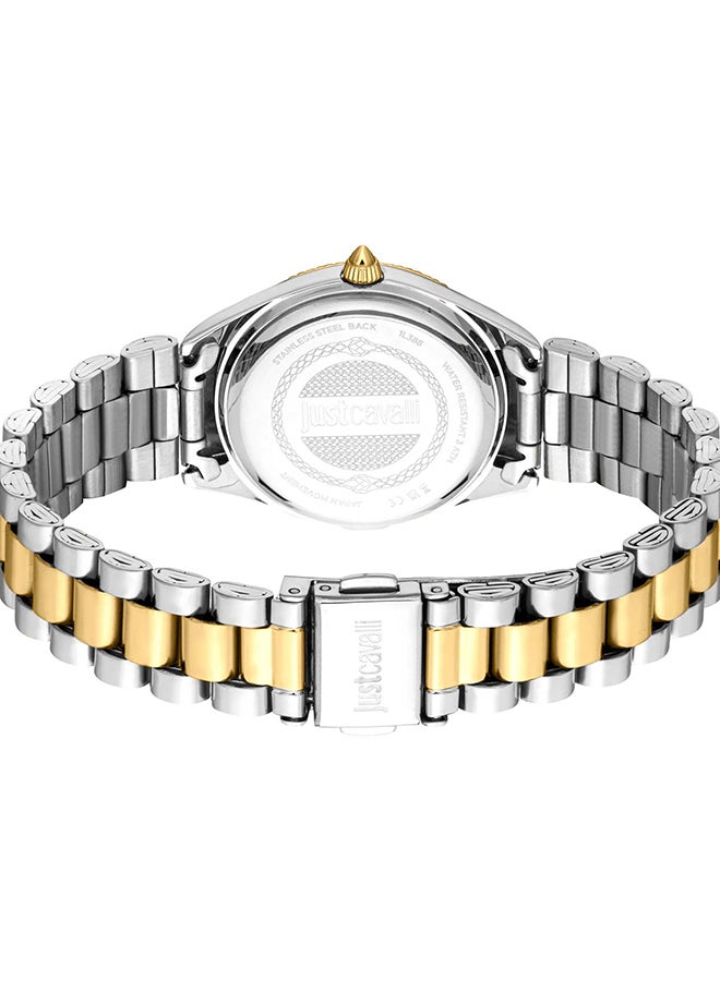 Just Cavalli جست كافالي ليدي أماليبي JC1L388M0095 - ساعة كوارتز أنثوية من الفولاذ المقاوم للصدأ 3 عقارب - Image 3