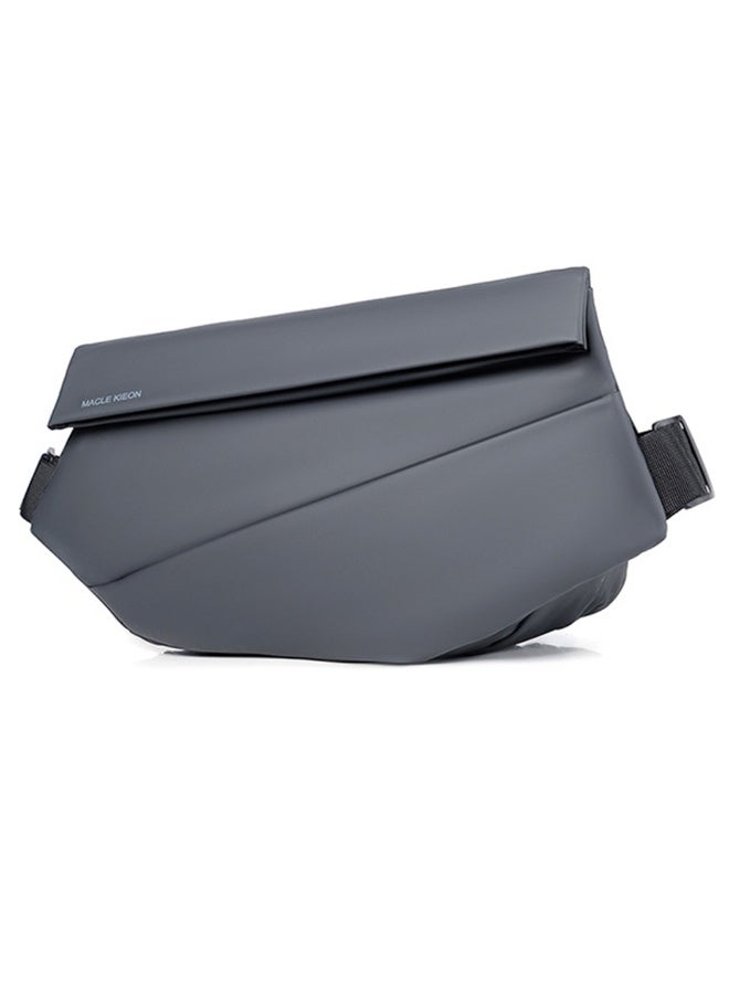 Men Casual Large Capacity Crossbody Bag Waterproof Travel Stylish Gym Sport Outdoor Messenger Bag For Father Brother Leisure Boys School Hiking Chest Bag With Luggage Strap