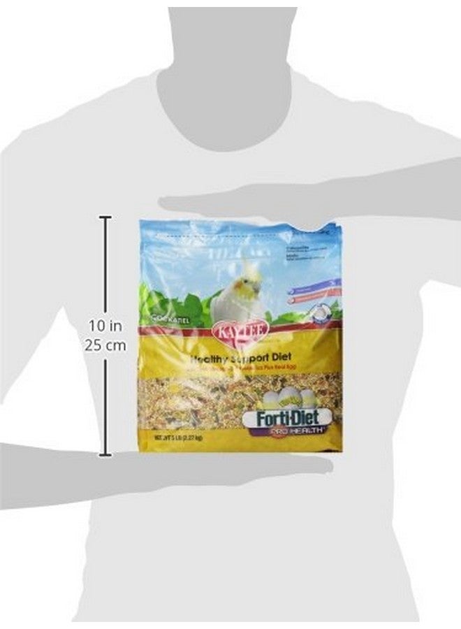 Kaytee Forti-Diet Egg-Cite Pet Bird Food For Cockatiels, 5 Pound - Image 2