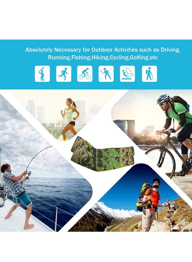 Pair of Long Gloves Scar Covering Arm Sleeve Ice Silk Sunscreen Arm Sleeve Sunscreen UV Protection - Image 2