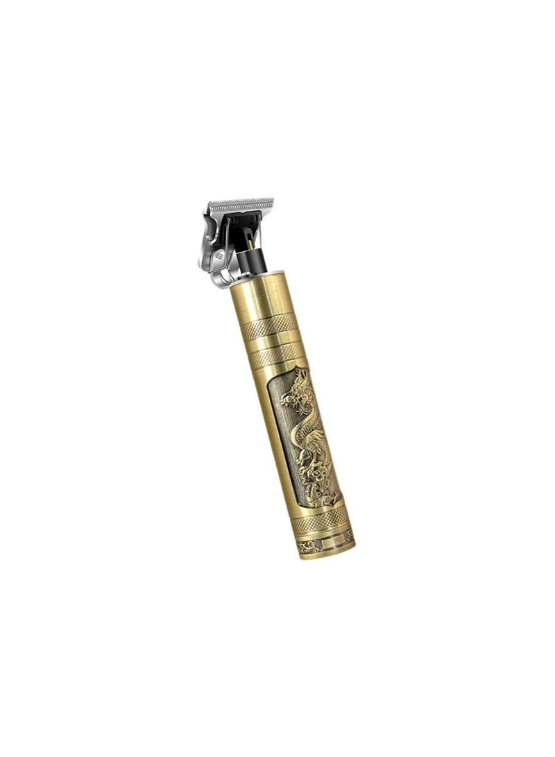 TIGER V-085 Electric Shaving Machine Gold – Rechargeable Beard & Hair Trimmer for Men with Stainless Steel Blades, Cordless Shaver for Precise Grooming, Lightweight, Low Noise, and Skin-Friendly Design - Image 3
