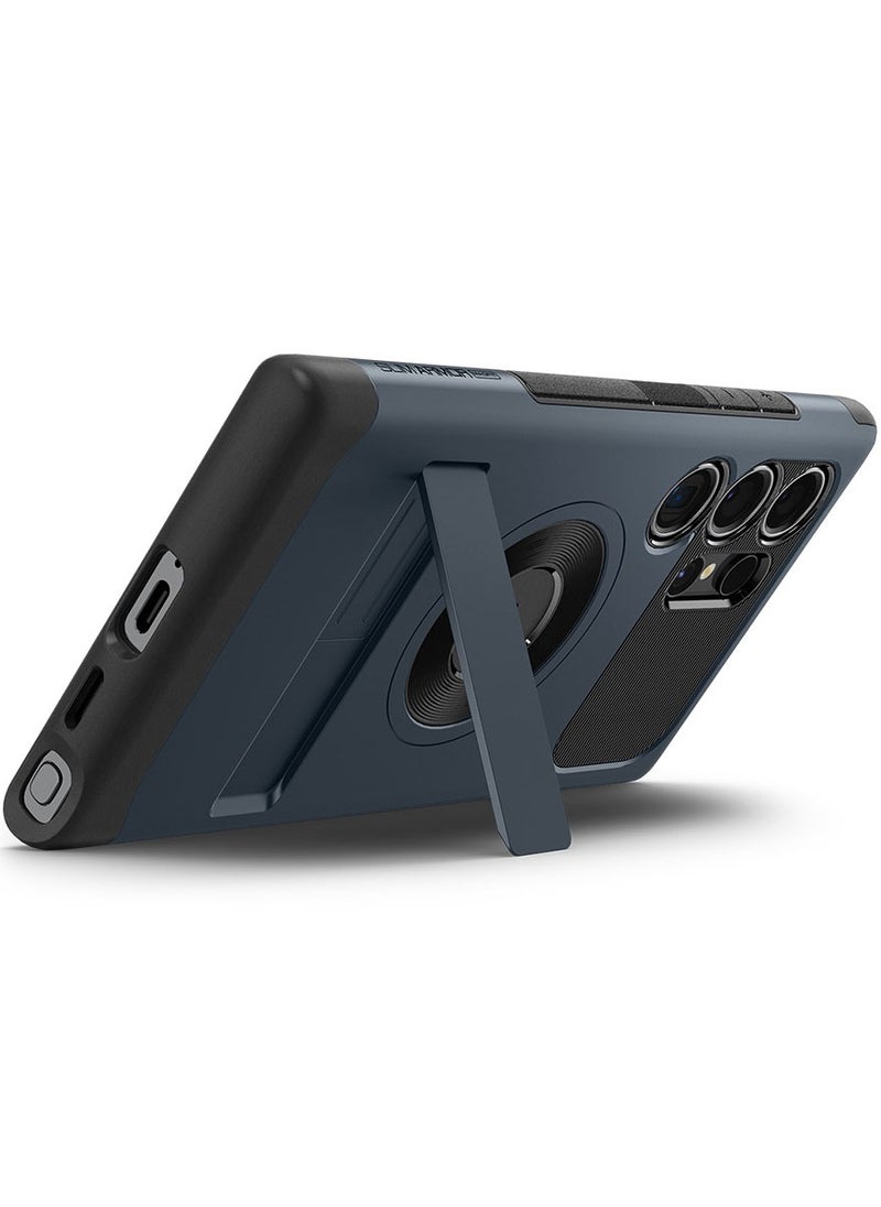 Slim Armor MagFit for Samsung Galaxy S24 ULTRA case cover with Kickstand MagSafe compatible - Metal Slate