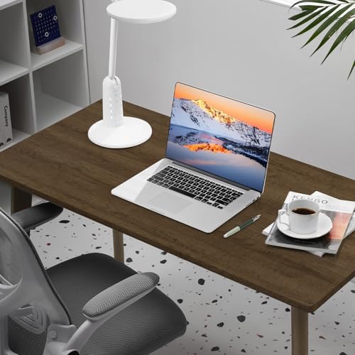 Abyssaly Wood Vinyl Wrap Contact Paper, Dark Brown Peel and Stick Wallpaper Self Adhesive Countertop for Kitchen Cabinet, Wood Grain Counter Top Cover Waterproof Wall Paper Sticker 15.7''x118'' - Image 5