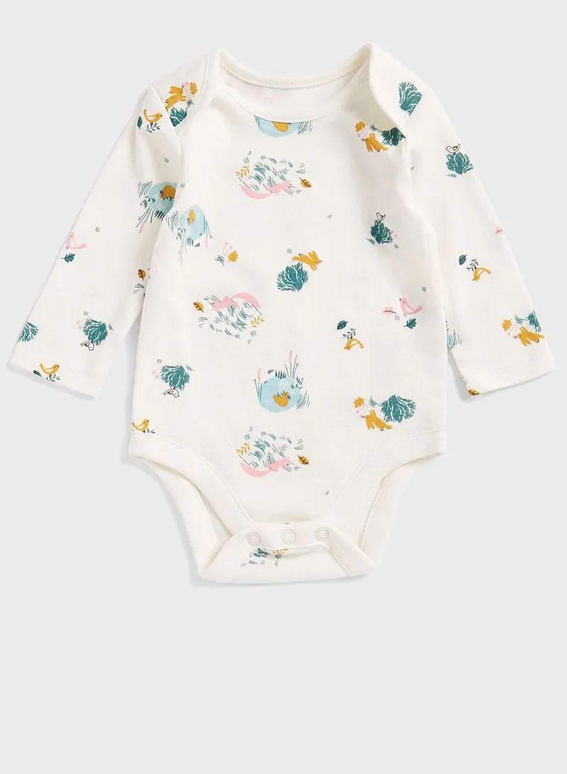 mothercare Infant 5 Pack Assorted Bodysuits