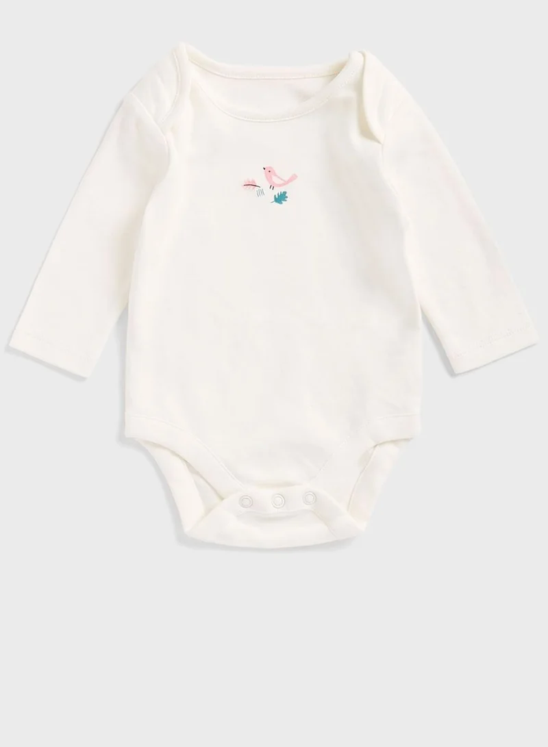 mothercare Infant 5 Pack Assorted Bodysuits