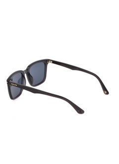 POLICE Men's Square Shape Acetate Sunglasses SPLL80M54705B - Lens Size: 54 Mm - Shiny Transparent Dark Grey  - Image 5