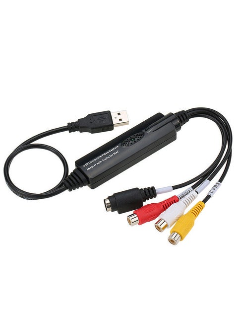 USB Video Audio Capture Grabber Recorder Adapter Card for MAC OS 10.4 - 10.12 Camcorder VHS Tape VCR DVD TV Box