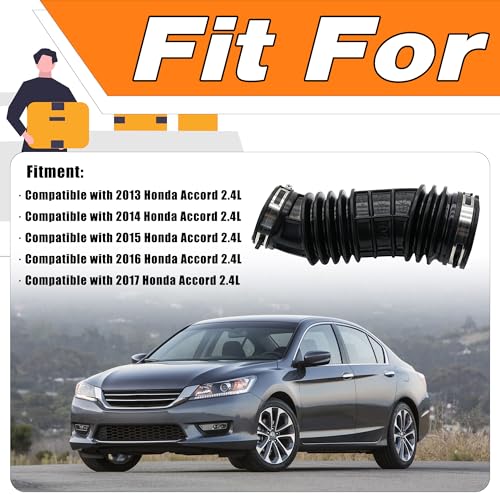 LEVANLIGHT Engine Air Intake Hose Compatible with Honda Accord 24L 20132017 Air Intake Duct Tube Boot Replaces 172285A2A00 172285A2A00 - Image 5