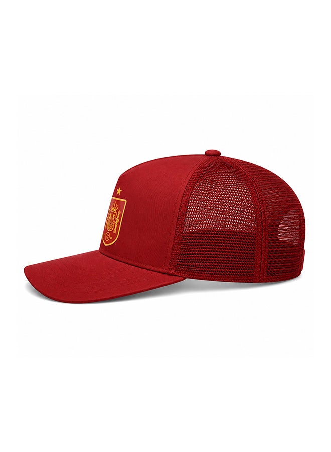 Toyland Spain Team Cap with Long Brim, Mesh Back, Adjustable Snapback - Image 2