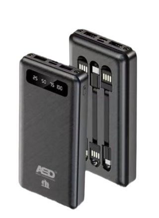ASD-78 10000 Mah Power Bank Back Up with 3 Detchable Charging Cable (Micro, Lightning, Type-C), 2 USB Port, Multi Charging with Micro & Type-C (Black) - pzsku/Z0FEAE66401928EC33602Z/45/_/1722687310/fd4b3ead-3910-4347-8c29-144aa39f2138