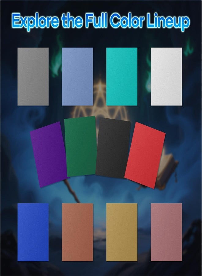 Mlikero 1200 Count Card Sleeves, Matte Magic Card Sleeves, Smooth Shuffle & Tear Resistant, Fit for MTG, TCG, CCG (12 Colors) - Image 2
