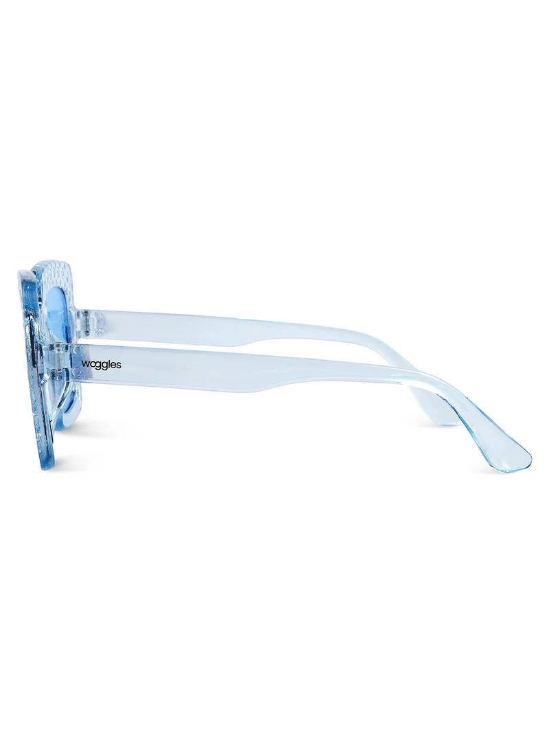ووجلز Stylish Blue Kids Square Sunglases
