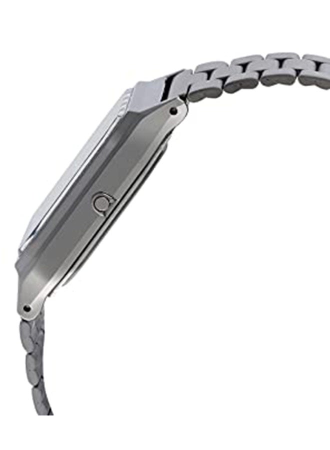 كاسيو ساعة يد رقمية وبعقارب بسوار من الإستانلس ستيل طراز AQ-230GG-9ADF - مقاس 33 مم - لون رمادي رجال - Image 5