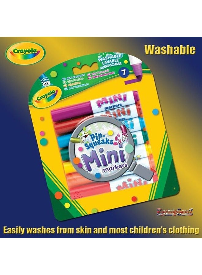 Crayola Pip Squeaks 7 Mini Markers 