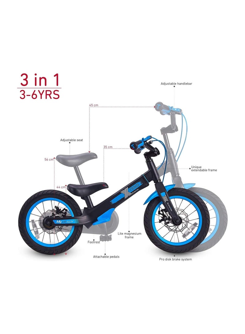 smart trike smarTrike-Xtend Mg+ Junior Disc Brake Black/Blue - Image 2