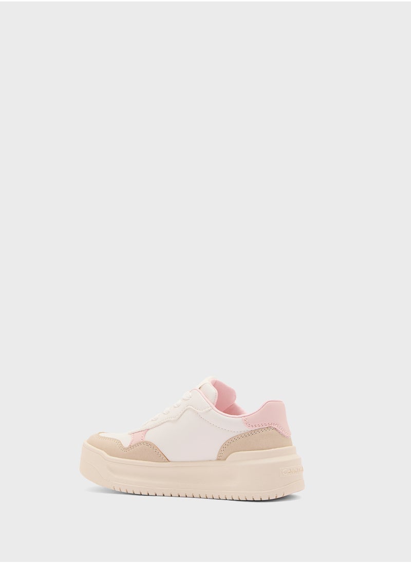 Calvin Klein Jeans Youth Low Top Lace Up Sneakers  - Image 2