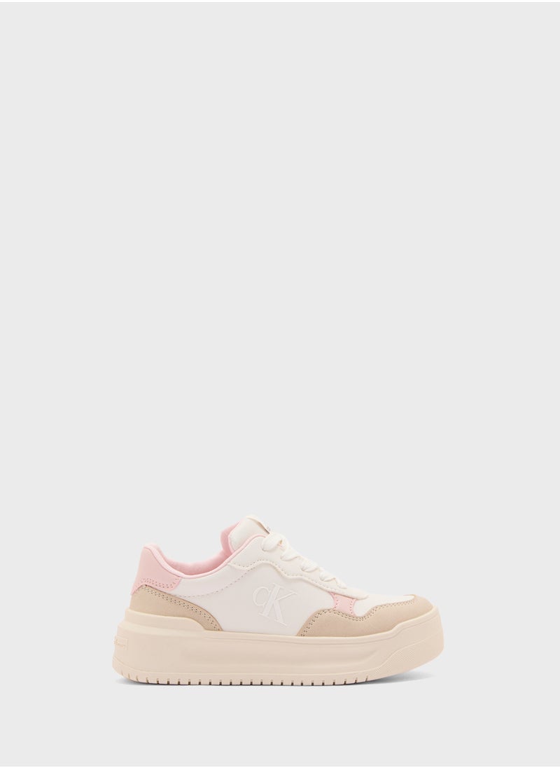 Calvin Klein Jeans Youth Low Top Lace Up Sneakers  - Image 1