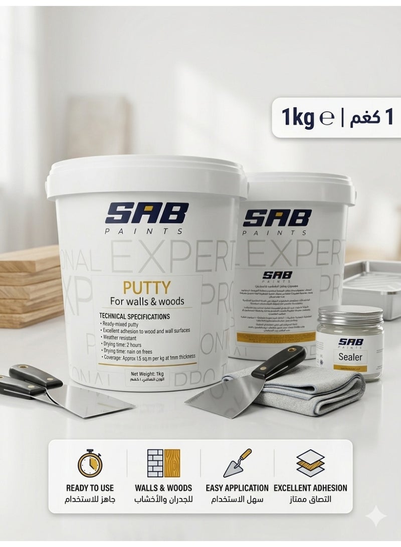 SAB Expert Putty for Walls and Wood - Image 2