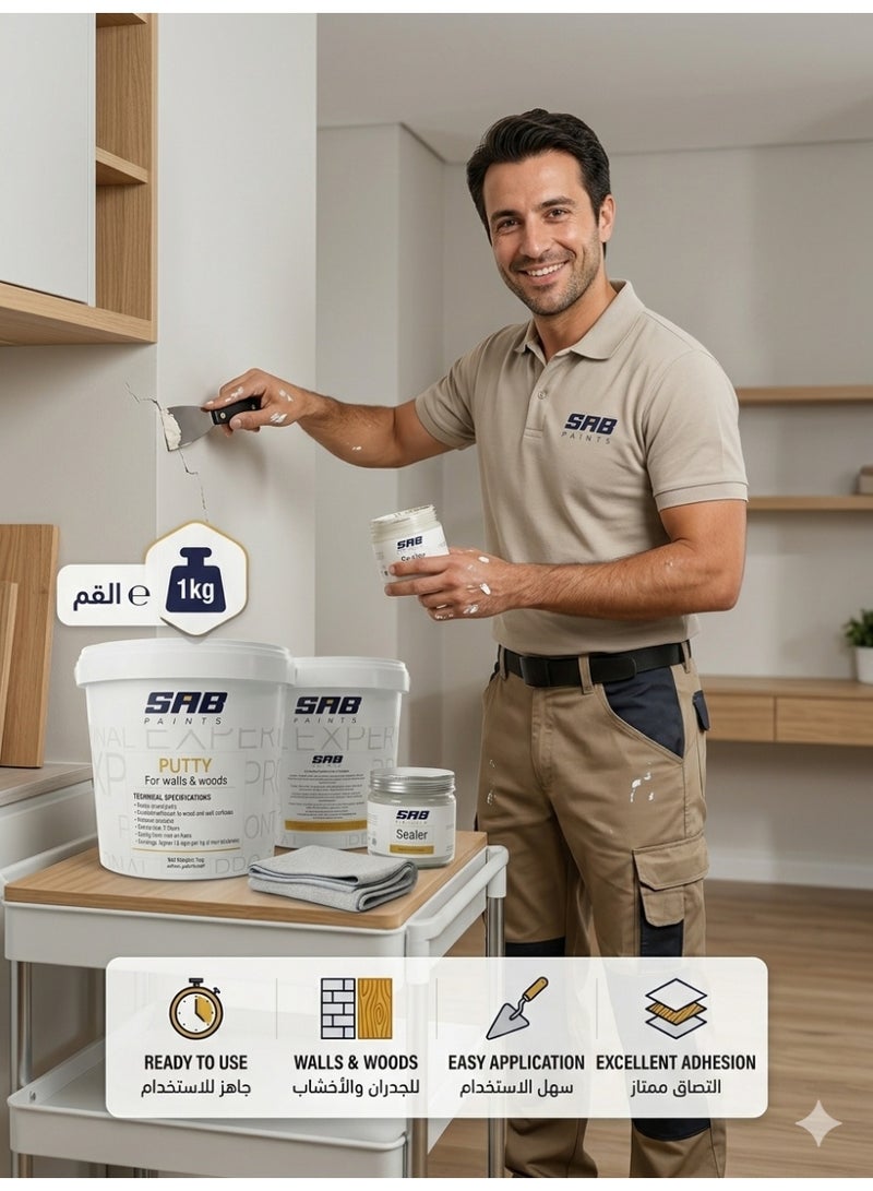 SAB Expert Putty for Walls and Wood - Image 3