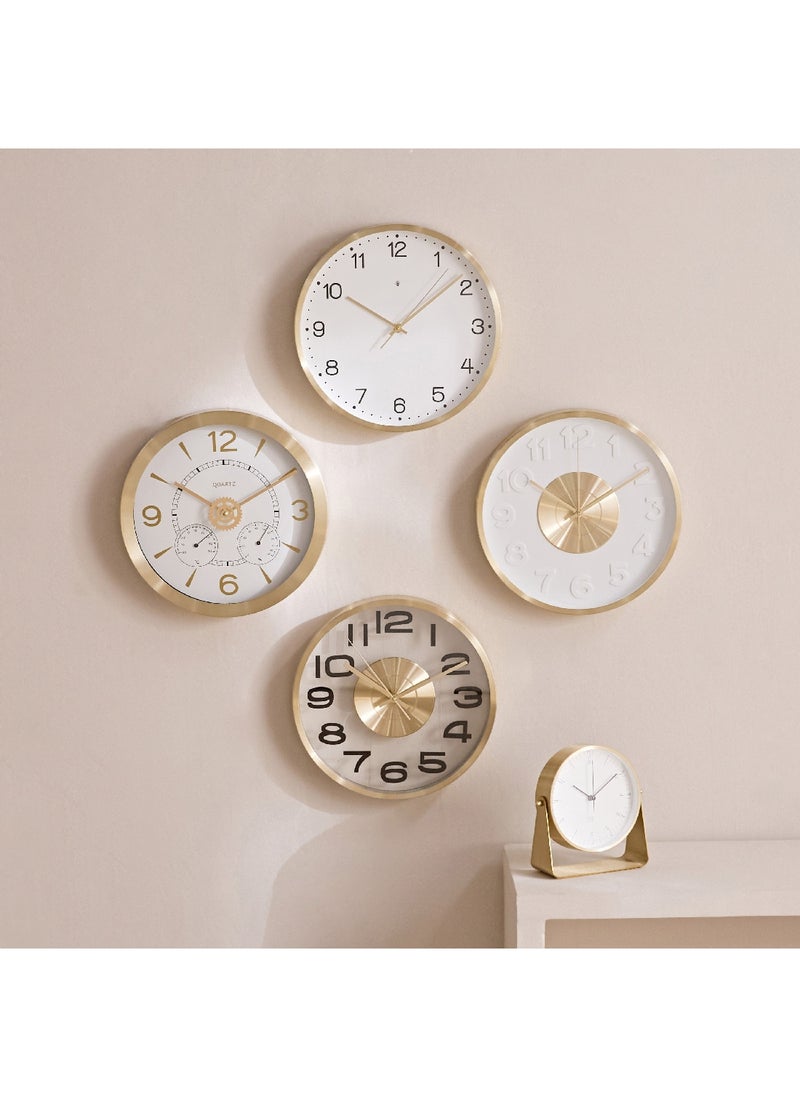 Home Box - Mason Aluminium Table Clock 17.5 x 17.8 x 6 cm - Image 1