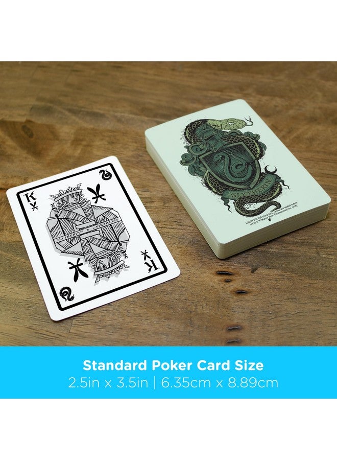 Aquarius AQUARIUS Harry Potter Playing Cards - Slytherin Themed Deck of Cards for Your Favorite Card Games - Officially Licensed HP Merchandise & Collectibles - Image 5