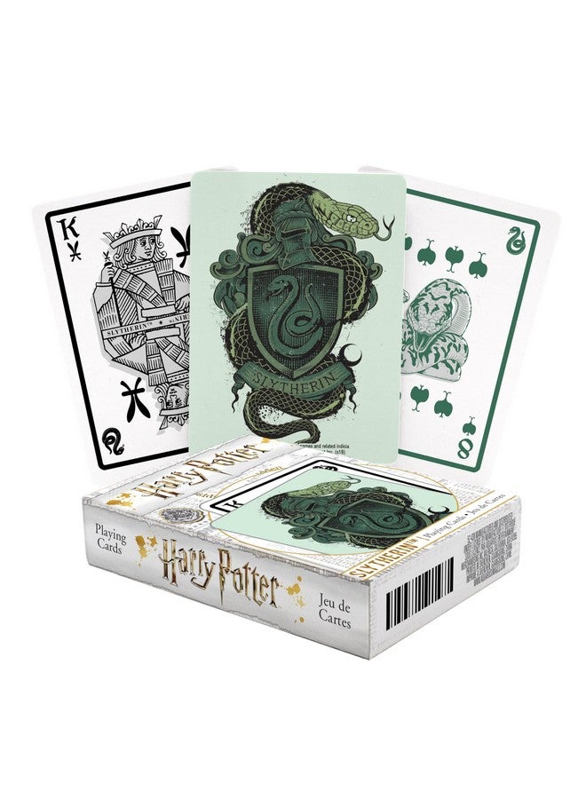 Aquarius AQUARIUS Harry Potter Playing Cards - Slytherin Themed Deck of Cards for Your Favorite Card Games - Officially Licensed HP Merchandise & Collectibles - Image 1