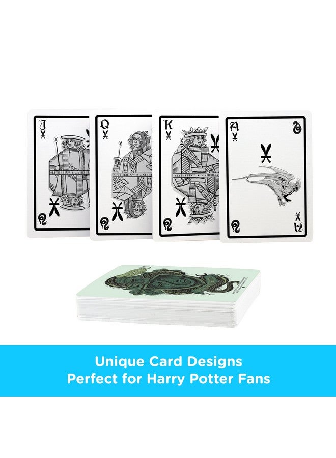 Aquarius AQUARIUS Harry Potter Playing Cards - Slytherin Themed Deck of Cards for Your Favorite Card Games - Officially Licensed HP Merchandise & Collectibles - Image 3