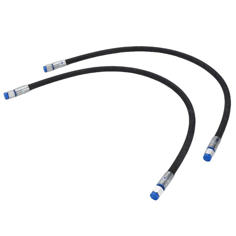 Mini Excavator Hydraulic Hose: 1/4in Interface 32-Inch Rubber Construction - Enhanced Hydraulic Efficiency, Durable Build for Construction Site Equipment Replacement - Image 4