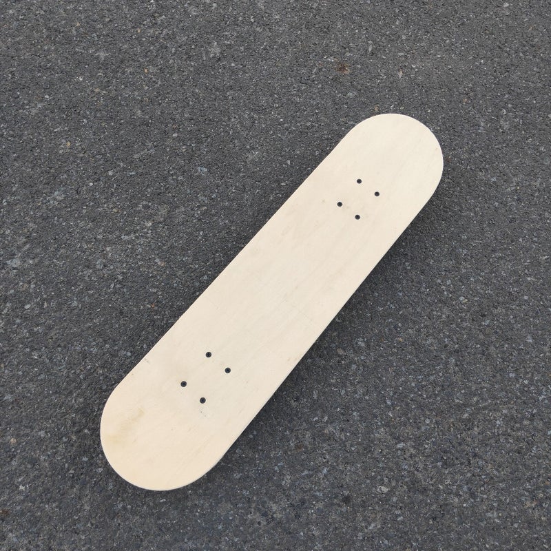 Children's universal skateboard double-sided blank panel 7-layer Chinese maple log color DIY hand-painted graffiti drawing skateboard(43CM*12.5CM, Blank hand painted skateboard finished) - Image 5