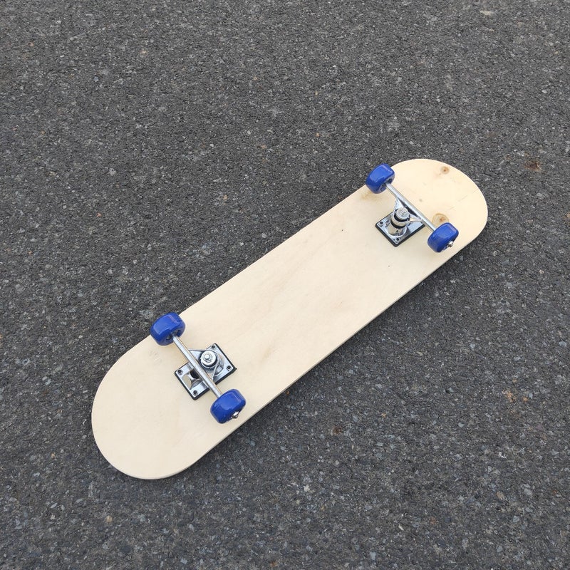 Children's universal skateboard double-sided blank panel 7-layer Chinese maple log color DIY hand-painted graffiti drawing skateboard(43CM*12.5CM, Blank hand painted skateboard finished) - Image 4