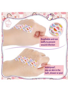 Excefore Kids Cartoon Bandages, 200 Pieces Flexible Adhesive Colorful Cute Bandages Waterproof Knuckle Fingertip Breathable Stickers Protection Care Cuts for Girls Boys Children, Cute  - Image 4