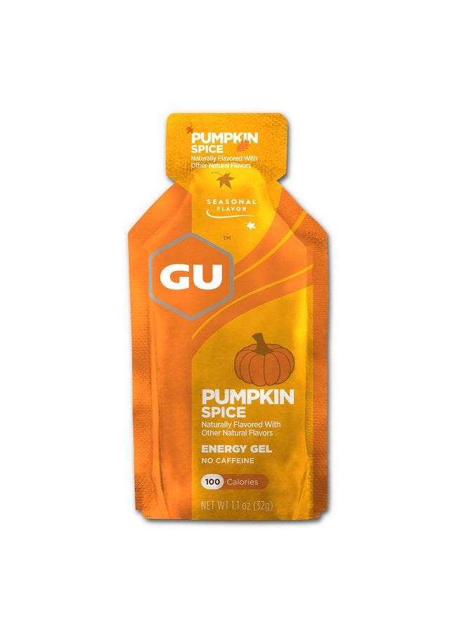GU Energy Original Sports Nutrition Energy Gel, Vegan, Gluten-Free, Kosher, and Dairy-Free On-The-Go Energy for Any Workout, 8-Count, Pumpkin Spice - Image 1