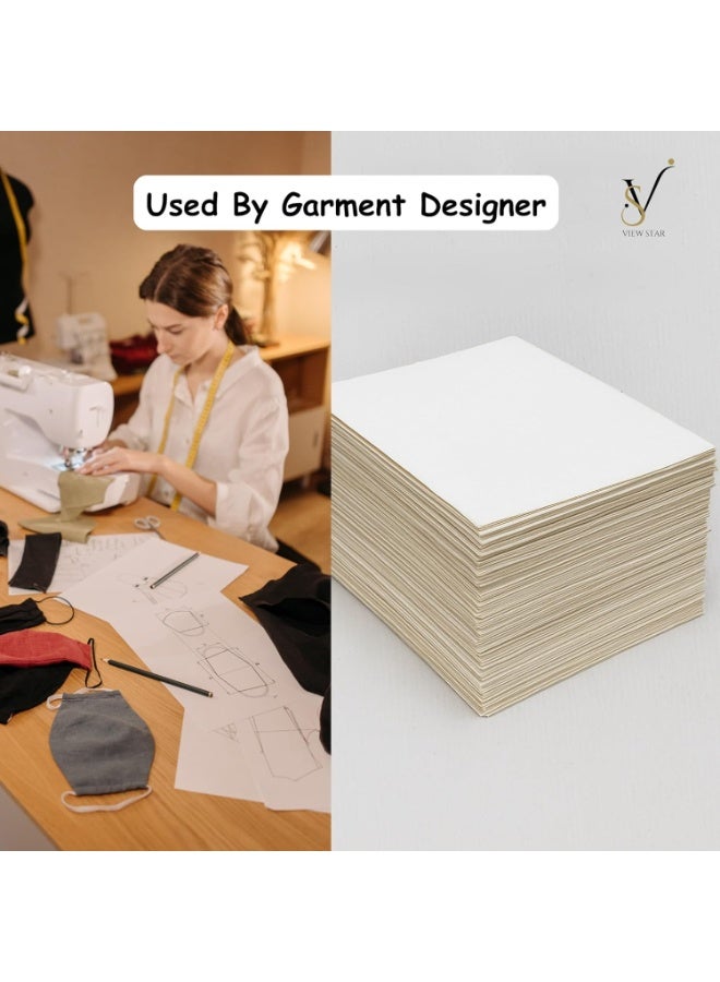 VIEW STAR Viewstar Pack of 25 A6 Handmade Cotton Paper Sheets 300 GSM – 100% Cotton Thick Deckle Edge Paper for Calligraphy, Greeting Cards, Wedding Invitations, Painting & Craft Projects - Image 2